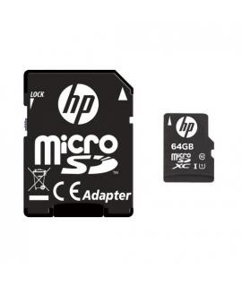 HP mi210 Tarjeta Micro SDHC 64GB UHS-I U1 Clase 10 + Adaptador SD