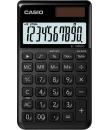 Casio SL-1000SC Calculadora de Bolsillo - Pantalla Extragrande de 10 Digitos - Alimentacion Solar y Pilas - Color Negro