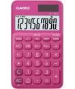 Casio SL-310UC Calculadora de Bolsillo - Calculo de Impuestos - Pantalla LCD de 10 Digitos - Solar y Pilas - Color Rojo