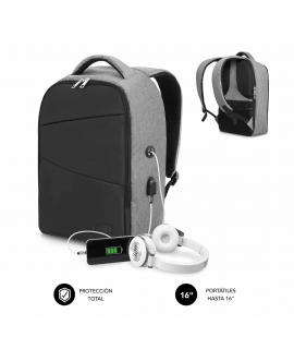 Subblim Mochila Antirrobo para Portatiles 15,6" - Departamento Independiente - Espacio Acolchado - Air Padding - Doble Cremaller