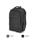 Subblim Mochila Air Padding para Portatil de 16" - Departamentos y Bolsillos Organizadores - Resistente al Agua - Puerto USB - C