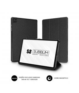 Subblim Funda Tablet Samsung Gt A8 x200/x205 10,5" - Facil Instalacion con Clip - Material Resistente Cloth - Carcasa Trasera Ri