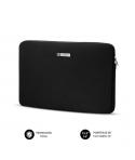 Subblim Business Laptop Sleeve Neoprene Funda para Portatiles hasta 14" - Fabricada en Neopreno - Delgada y Ligera - Doble Crema