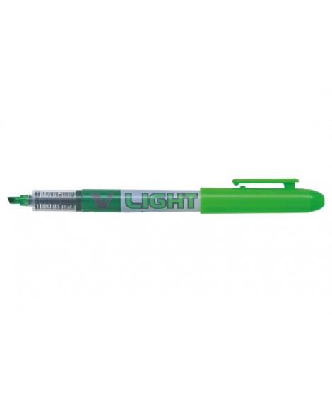 Pilot Rotulador Marcador V-Light - Punta Biselada 3.60mm - Trazo de 3.30mm - Color Verde