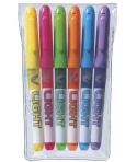 Pilot Pack de 6 Rotuladores Marcadores V-Light - Punta Biselada 3.60mm - Trazo de 3.30mm - Colores Surtidos