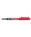 Pilot Rotulador de Punta Fina V-Sign Pen - Punta Fina de 2mm - Trazo de 0.6mm - Color Rojo