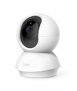 TP-Link Tapo C210 Camara de Seguridad IP WiFi FullHD 1080p - Vision Nocturna - Deteccion de Movimiento - Vision Panoramica 360º 