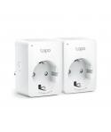 TP-Link Mini Enchufe Inteligente Wi-Fi (2-Pack) - Control Remoto - Programable - Modo Fuera de Casa