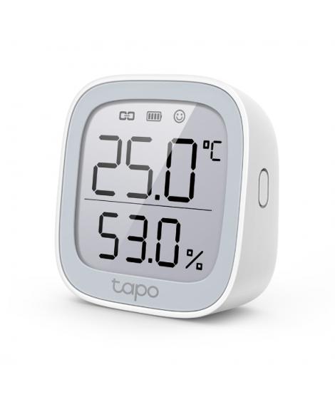 TP-Link Tapo T315 Sensor de Temperatura y Humedad - Pantalla 2.7" - Monitoreo Preciso en Tiempo Real - Notificacion Instantanea 