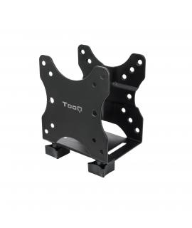 Tooq Soporte VESA para Mini PC - 4 Opciones de Instalacion - Peso Max 5kg - VESA 100x100 - Color Negro