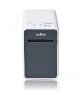 Brother TD2125N Impresora Termica de Etiquetas USB, LAN - Resolucion 203ppp - Velocidad 152,4mms - Color Blanco/Gris