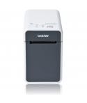Brother TD2125N Impresora Termica de Etiquetas USB, LAN - Resolucion 203ppp - Velocidad 152,4mms - Color Blanco/Gris