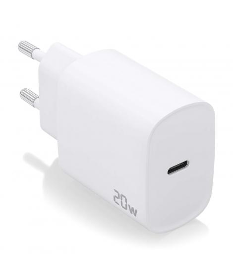 Aisens Cargador USB-C PD3.0 1 Puerto 1xUSB-C 20W - Color Blanco