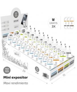 TechOneTech Basik Expositor de Cargadores y Cables - Incluye 30 Cables y 10 Cargadores