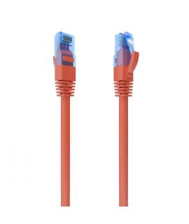 Aisens Cable de Red Latiguillo RJ45 Cat.6 UTP AWG26 CCA - 0.75m - Color Rojo