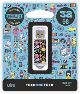 TechOneTech Candy Pop Memoria USB 2.0 32GB (Pendrive)