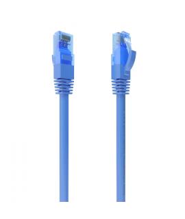 Aisens Cable de Red Latiguillo RJ45 Cat.6 UTP AWG26 CCA - 0.5m - Color Azul