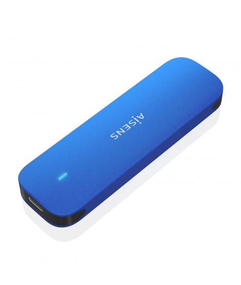 Aisens Caja Externa M.2 (NGFF) ASM2-026Blu NVMe a USB3.2 GEN2 - Color Azul