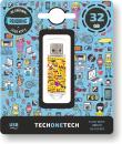 TechOneTech Emojis Memoria USB 2.0 32GB (Pendrive)