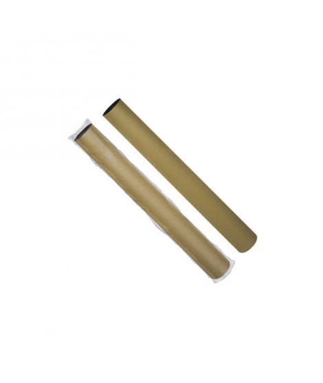 Dohe Tubos de Carton Montados - 100x20mm - Tapas de Plastico Incluidas - Retractilados Individualmente