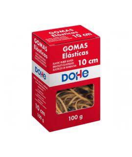 Dohe Goma de Borrar Resistente - Longitud 10cm - Fabricada en Latex de Gran Elasticidad - Caja de 100gr