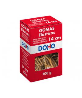 Dohe Goma de Borrar Resistente - Longitud 14cm - Fabricada en Latex de Gran Elasticidad - Caja de 100gr