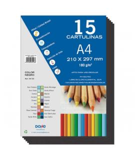Dohe Cartulinas A4 - 15 Hojas - Ideal para Manualidades y Proyectos Escolares