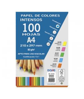 Dohe Papel Multifuncion de 80g - Apto para Fotocopiadoras, Impresoras Laser y Chorro de Tinta - Color Naranja