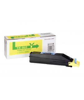 Kyocera TK865 Amarillo Cartucho de Toner Original - 1T02JZAEU0/TK865Y