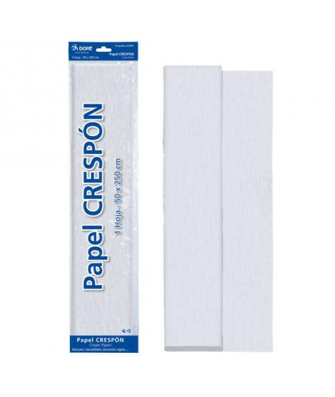 Dohe Papel Crespon de 30g - Crepado al 60 % - Ideal para Manualidades y Decoracion - Hoja de 50x250cm
