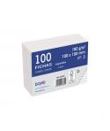 Dohe Fichas de Cartulina Offset Blanca - 180g - Rayadas - Paquete de 100 Unidades