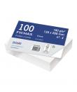 Dohe Fichas de Cartulina Offset Blanca - 180g - Paquete de 100 Unidades - Lisas