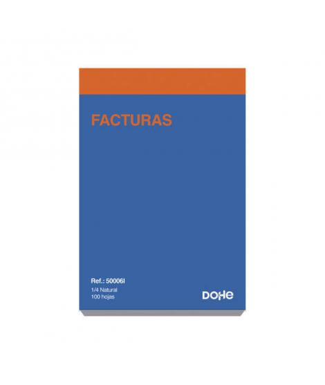 Dohe Talonarios Preimpresos a Dos Tintas - 100 Hojas - Cuarto Natural - Sencillo