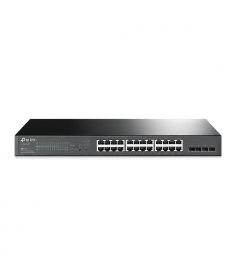 TP-Link Omada Switch Smart Gigabit JetStream - 24 Puertos PoE+ - 4 Ranuras SFP - Montaje en Rack