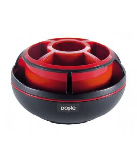 Dohe Organizador de Sobremesa Giratorio - Material de Maxima Calidad - Libre de Metales Pesados - Ideal para Ordenar Utensilios