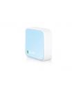 TP-Link Router inalambrico Nano N 300Mbps - 1 EP ETH - 1 EP Micro USB -Antena Interna - Color Blanco/Azul