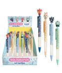 Dohe Forest Elves Boligrafos Retractiles - Punta de Bola Metalica de 1mm - Tinta Base de Aceite en Color Azul - Cuerpo de Plasti