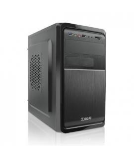 Tooq Caja Mini Torre Micro ATX - Fuente de Alimentacion 500W - 3x HDD3,5 + 1x SDD2,5 + 1x HDD5.25 - USB-2.0, USB 3.0, SD y Micro