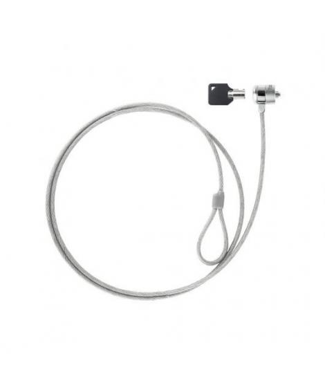 Tooq Cable de Seguridad Universal con Llave para Portatiles - Acero 4.5mm - Longitud 1.50m