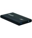 Tooq Carcasa Externa HDD/SDD 2.5" hasta 9,5mm SATA USB 3.0 - Color Negro