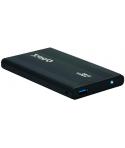 Tooq Carcasa Externa HDD/SDD 2.5" hasta 9,5mm SATA USB 3.0 - Color Negro