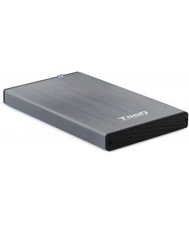 Tooq Carcasa Externa HDD/SDD 2.5" hasta 9,5mm SATA USB 3.0 - Color Gris