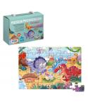 Dohe Puzzle Infantil de 36 Piezas - Tematica Dinosaurios - Doble Capa de Carton y Contrachapado - Estimula la Imaginacion