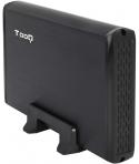 Tooq Carcasa Externa HDD 3.5" SATA USB 2.0 con Soporte - Color Negro