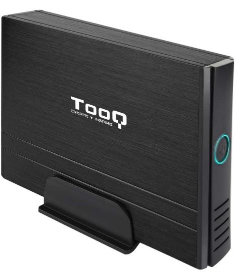 Tooq Carcasa Externa HDD 3.5" SATAIDE USB 2.0 con Soporte - Color Negro