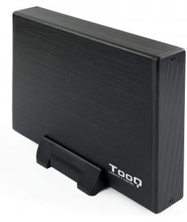 Tooq Carcasa Externa HDD 3.5" SATA USB 3.0 con Soporte - Color Negro