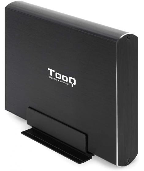 Tooq Carcasa Externa HDD 3.5" SATA USB 3.0/3.1 Gen1 con Soporte - Color Negro