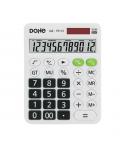 Dohe Calculadora Electronica de 12 Digitos - Pantalla Reclinada - Alimentacion Solar y a Pilar - Apagado Automatico - Teclas de 