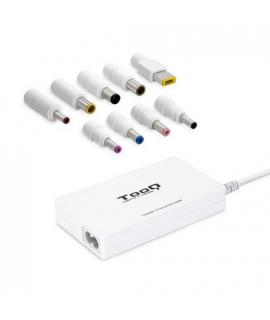 Tooq Cargador Universal Automatico para Portatil 100W - USB - 9 Adaptadores - Voltaje 18.5-20V - Diseño Slim - Color Blanco