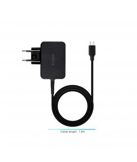 Tooq Cargador de Portatil GaN USB-C/PD 65W - Cable de 1.80m - Color Negro